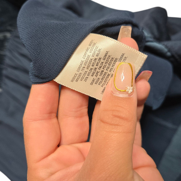 Anthropologie Maeve Blue Velvet Ingrid Mini Tunic Dress Size: SP - Picture 3 of 6